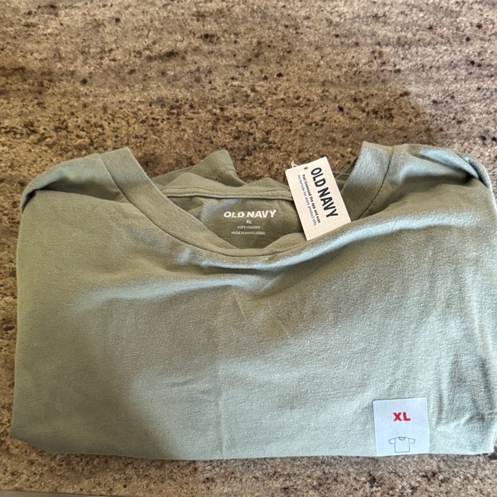 Old Navy Sage Green Crewneck Tee XL